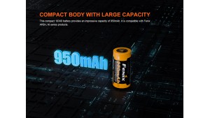 Fenix 16340 - 950mAh - Acumulator - ARB-L 16-950P Fenix 16340 - 950mAh - Acumulator - ARB-L 16-950P